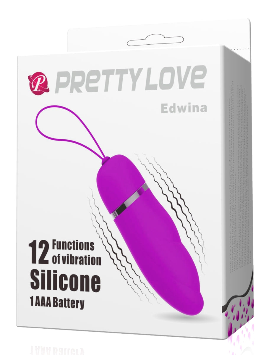 Pretty Love Edwina Vibrating Egg Magenta