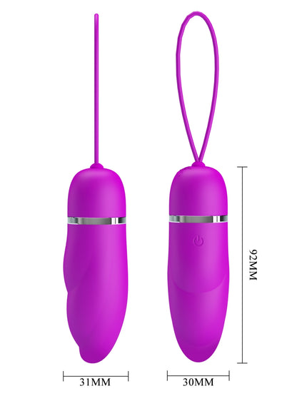 Pretty Love Edwina Vibrating Egg Magenta