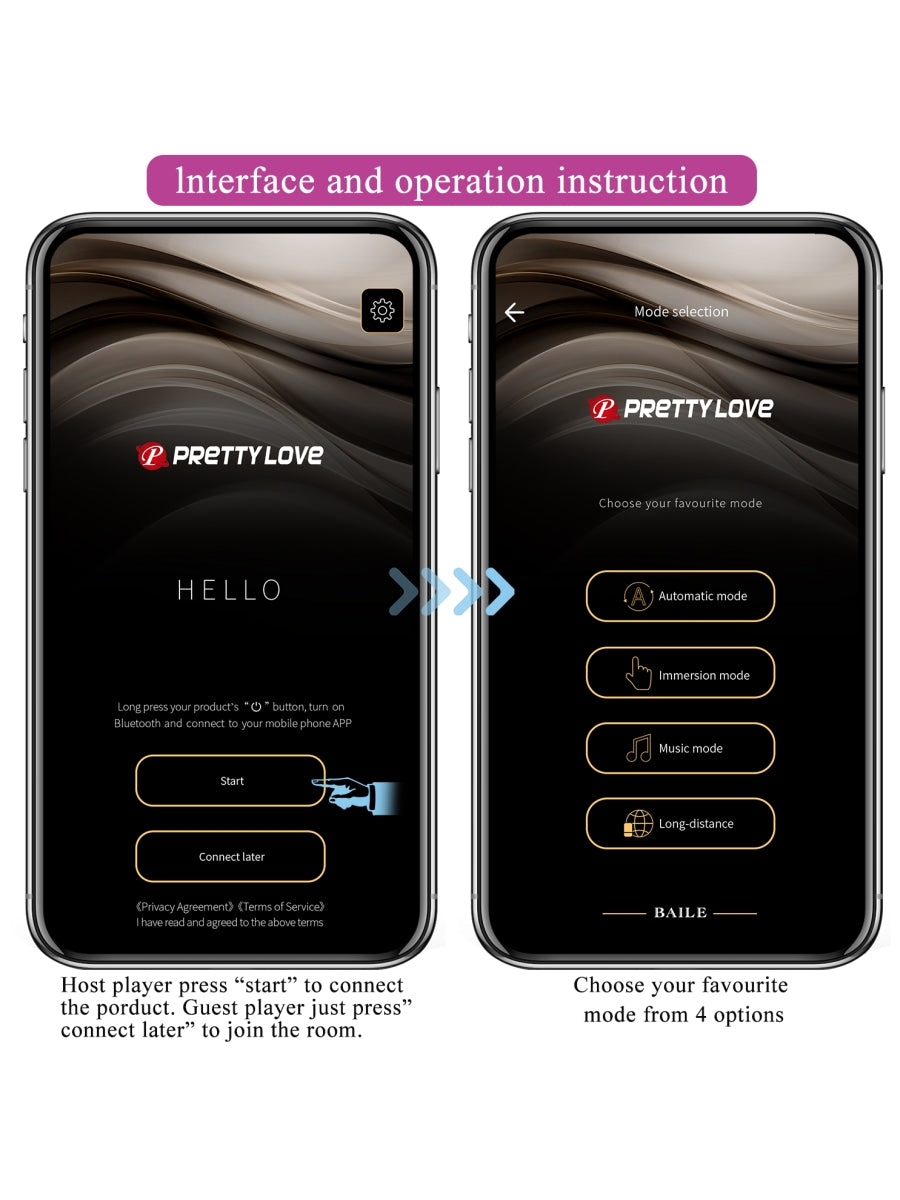 Pretty Love Fisherman App Egg Vibrator