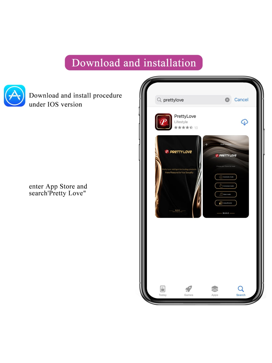 Pretty Love Fisherman App Egg Vibrator