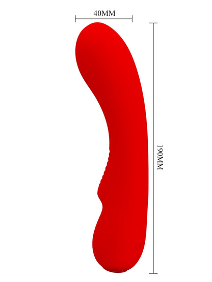Pretty Love Matt Vibrator Red