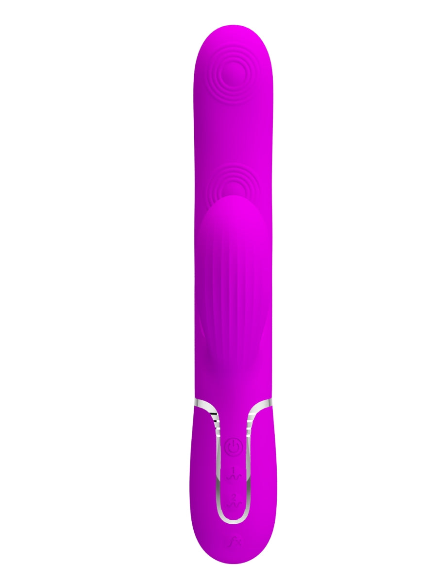 Pretty Love Perdita 3 In 1 Rabbit Vibrator Magenta