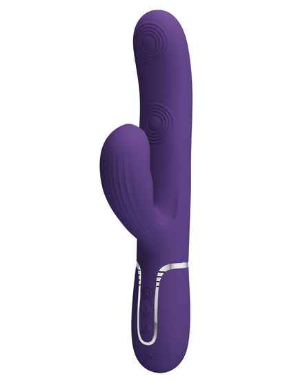 Pretty Love Perdita 3 In 1 Rabbit Vibrator Purple