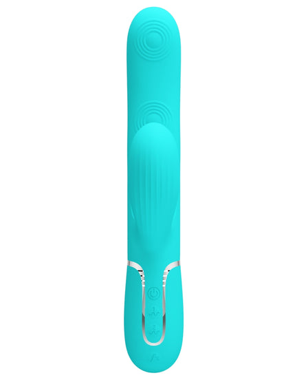 Pretty Love Perdita 3 In 1 Rabbit Vibrator Teal