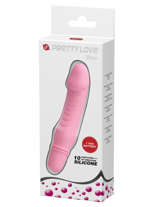 Pretty Love Stev Penis Vibrator Pink