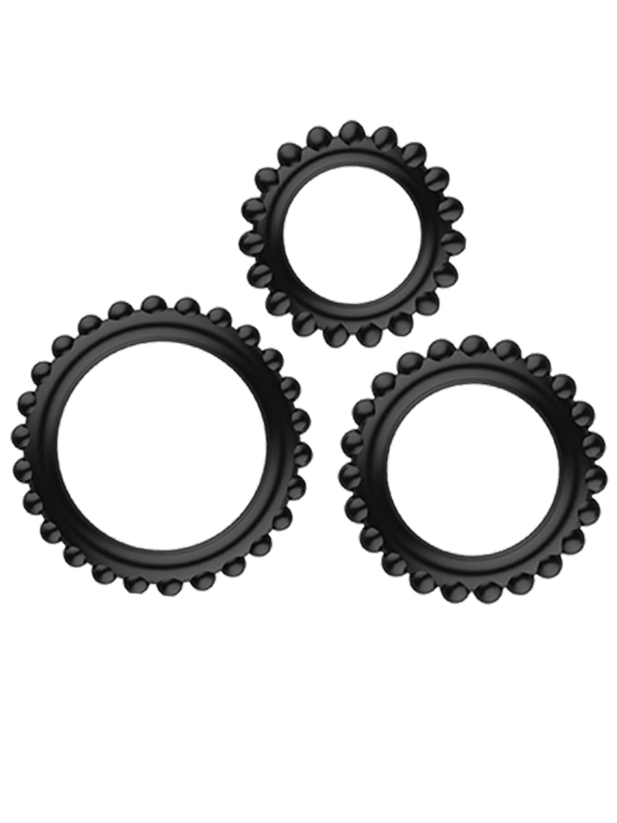 Pretty Love Titan Silicone Cockring Trio