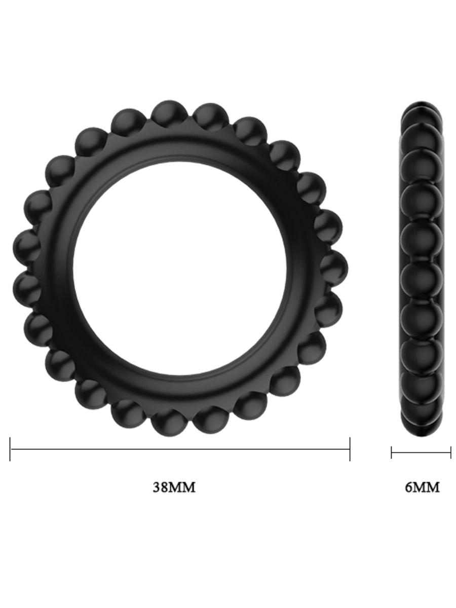Pretty Love Titan Silicone Cockring Trio