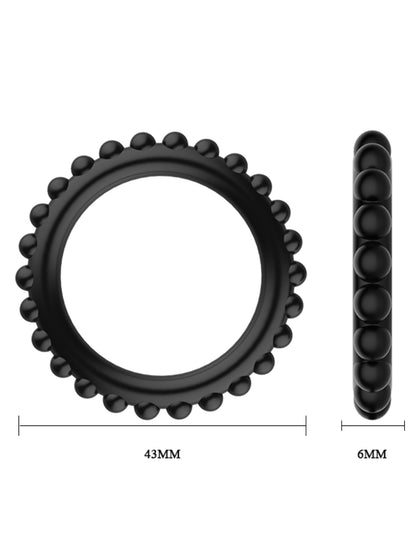 Pretty Love Titan Silicone Cockring Trio