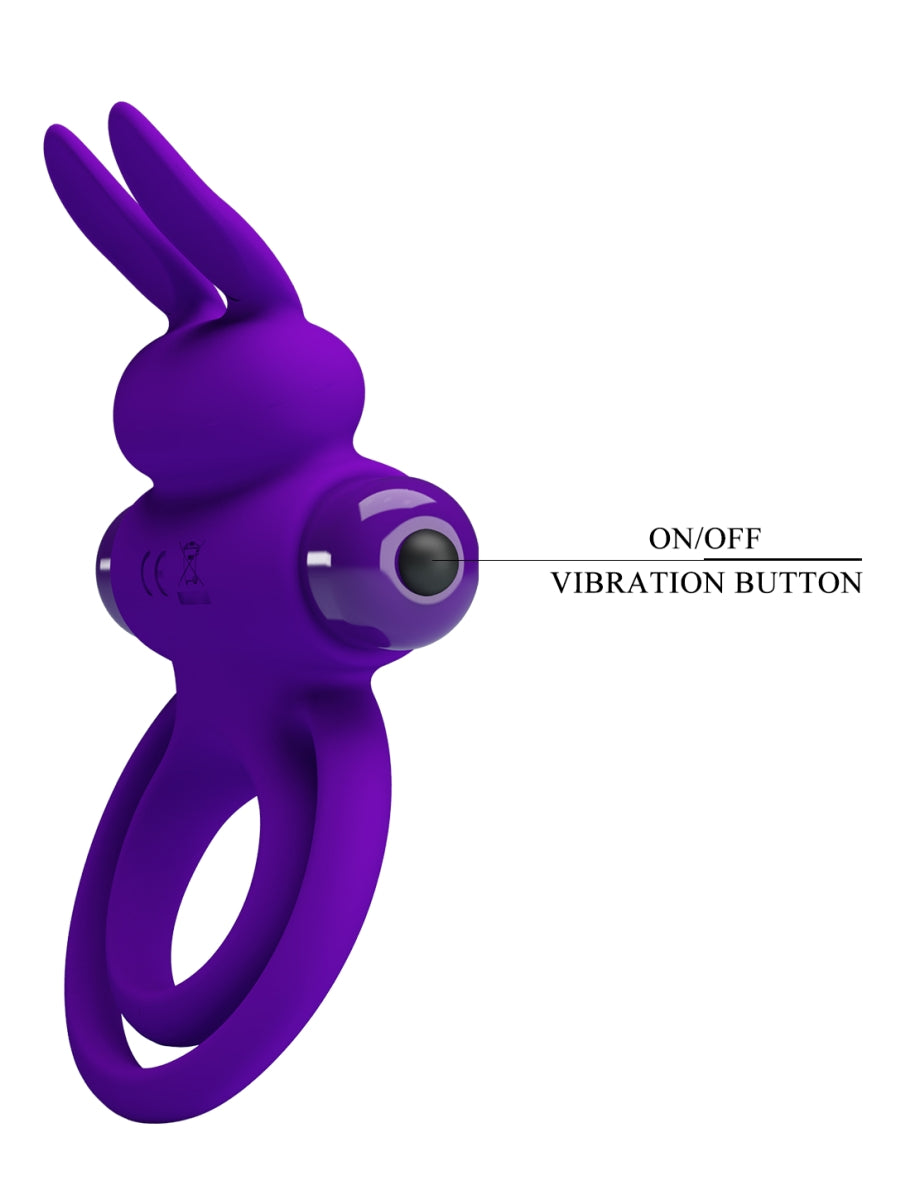 Pretty Love Vibrant Penis Ring III Purple