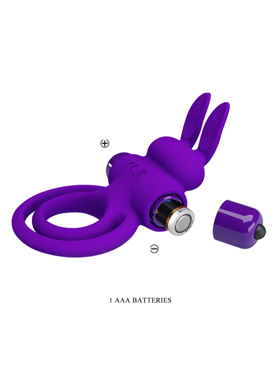 Pretty Love Vibrant Penis Ring III Purple