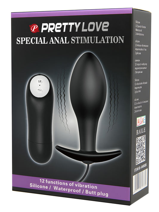 Pretty Love Vibrating Anal Plug