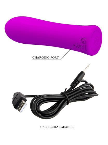 Pretty Love Alfreda Vibrating Bullet Fuchsia