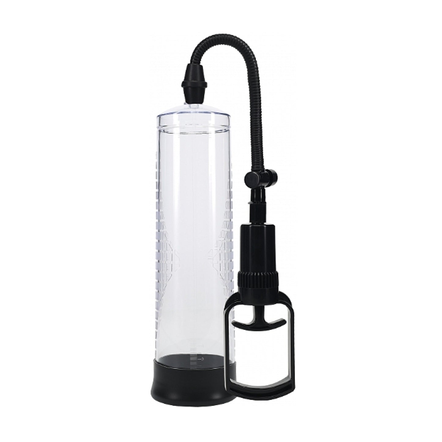 Front view of Pumped Basic 2 Penis Pump Clear