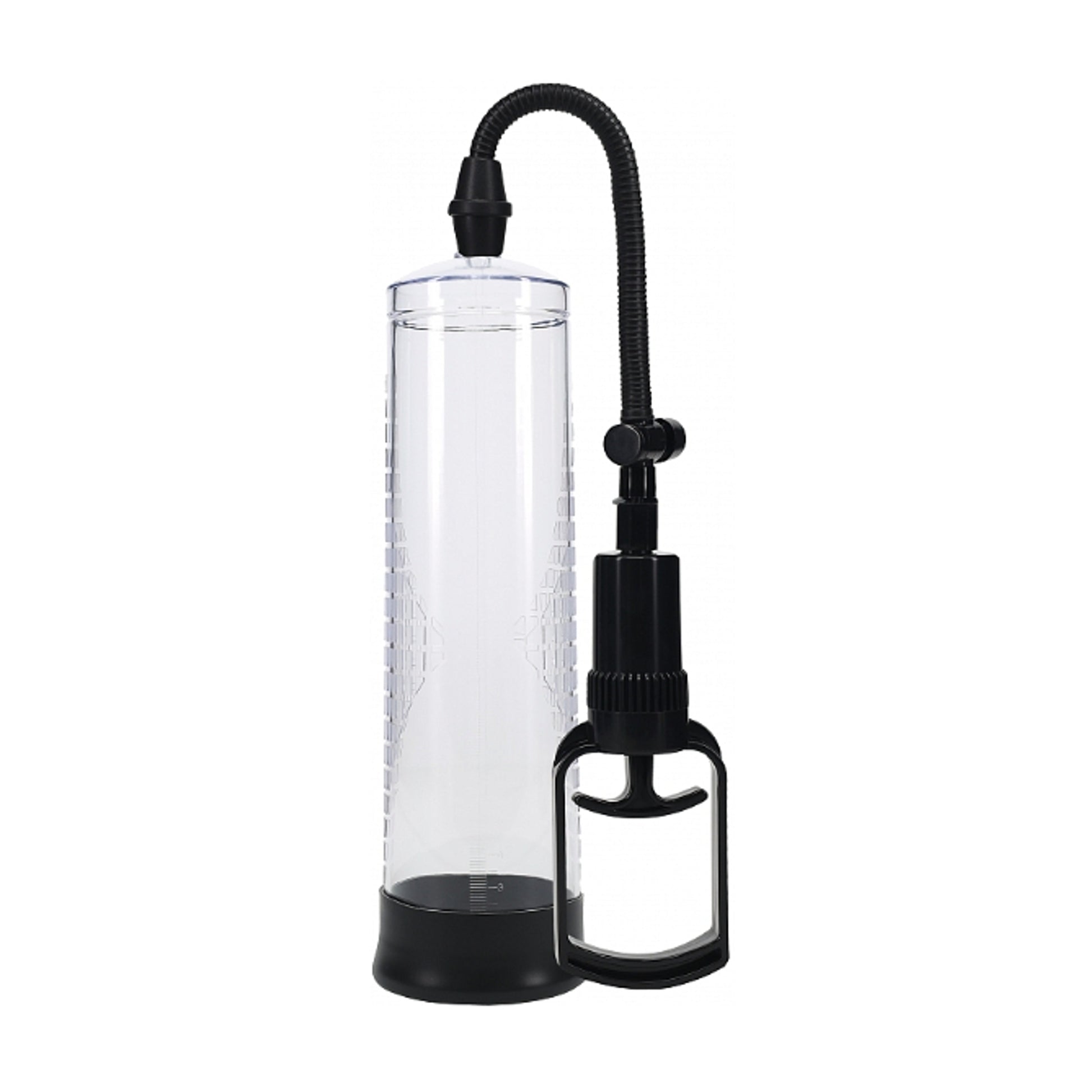 Front view of Pumped Basic 2 Penis Pump Clear