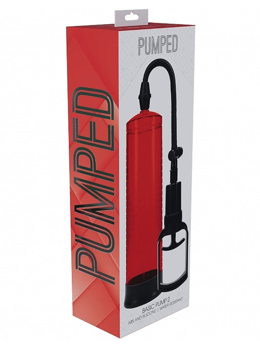 Pumped Basic 2 Penis Pump Red