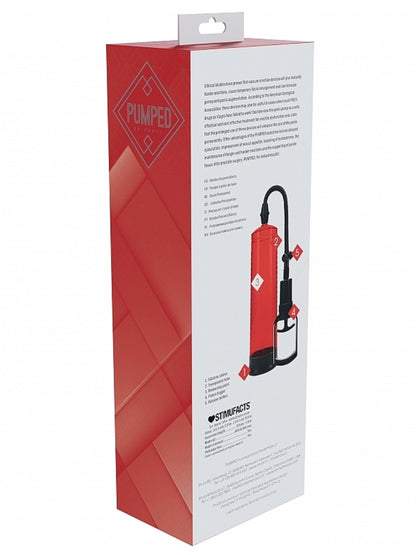 Pumped Basic 2 Penis Pump Red