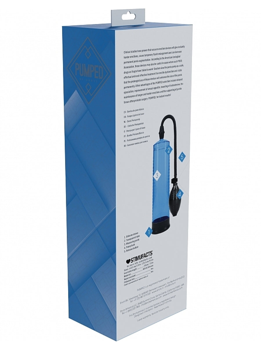 Pumped Basic 1 Penis Pump Blue