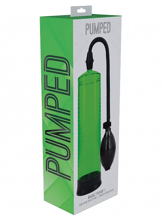 Pumped Basic 1 Penis Pump Green