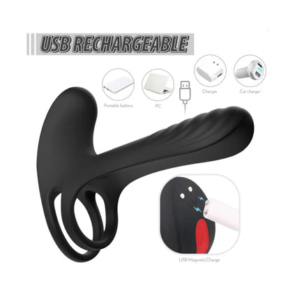 S-HANDE Frank RTC USB magnetic charging points and rechargeable design detail