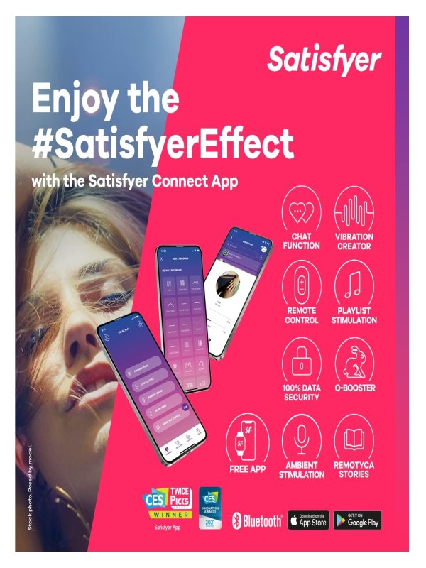 Satisfyer Smooth Petal Connect App Wearable Vibrator Mint 6