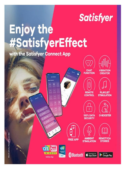 Satisfyer Smooth Petal Connect App Wearable Vibrator Mint 6