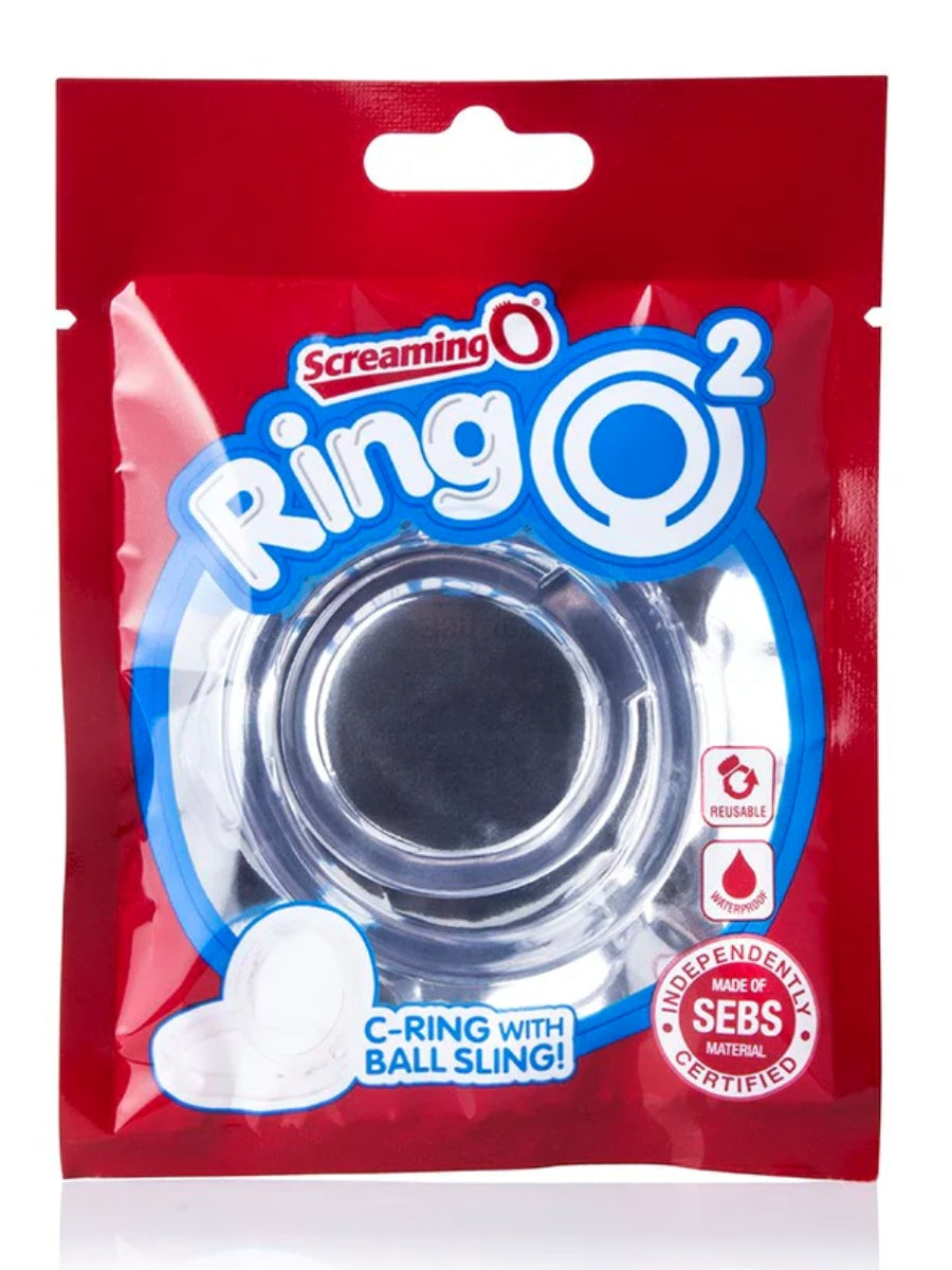 Screaming Ringo ScreamingO RingO 2 Cock Ring Clear | PassionZone