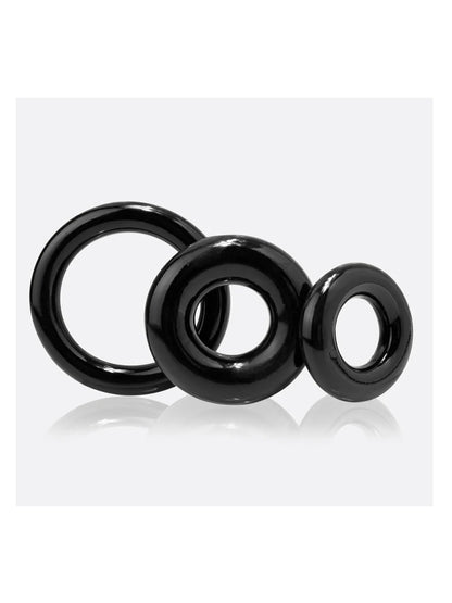 RingO x3 Cock Ring 3 Pack Black 2