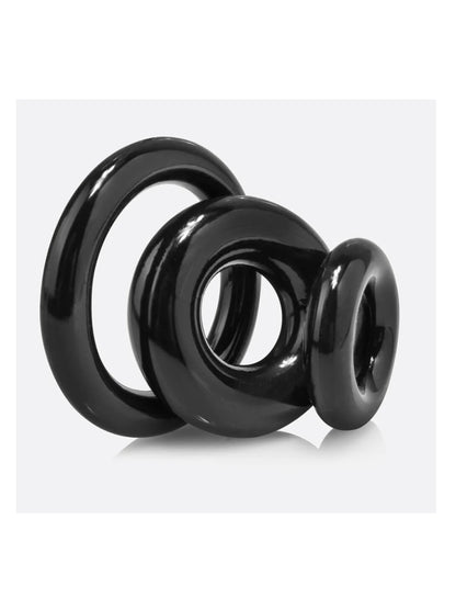 RingO x3 Cock Ring 3 Pack Black 3