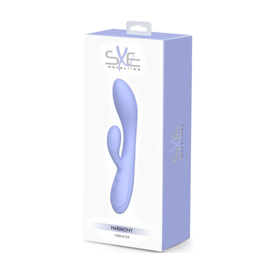 SXE Novelties Harmony G-Spot Rabbit Vibrator Lilac in packaging