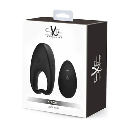 SXE Knight vibrating cock ring in retail packaging