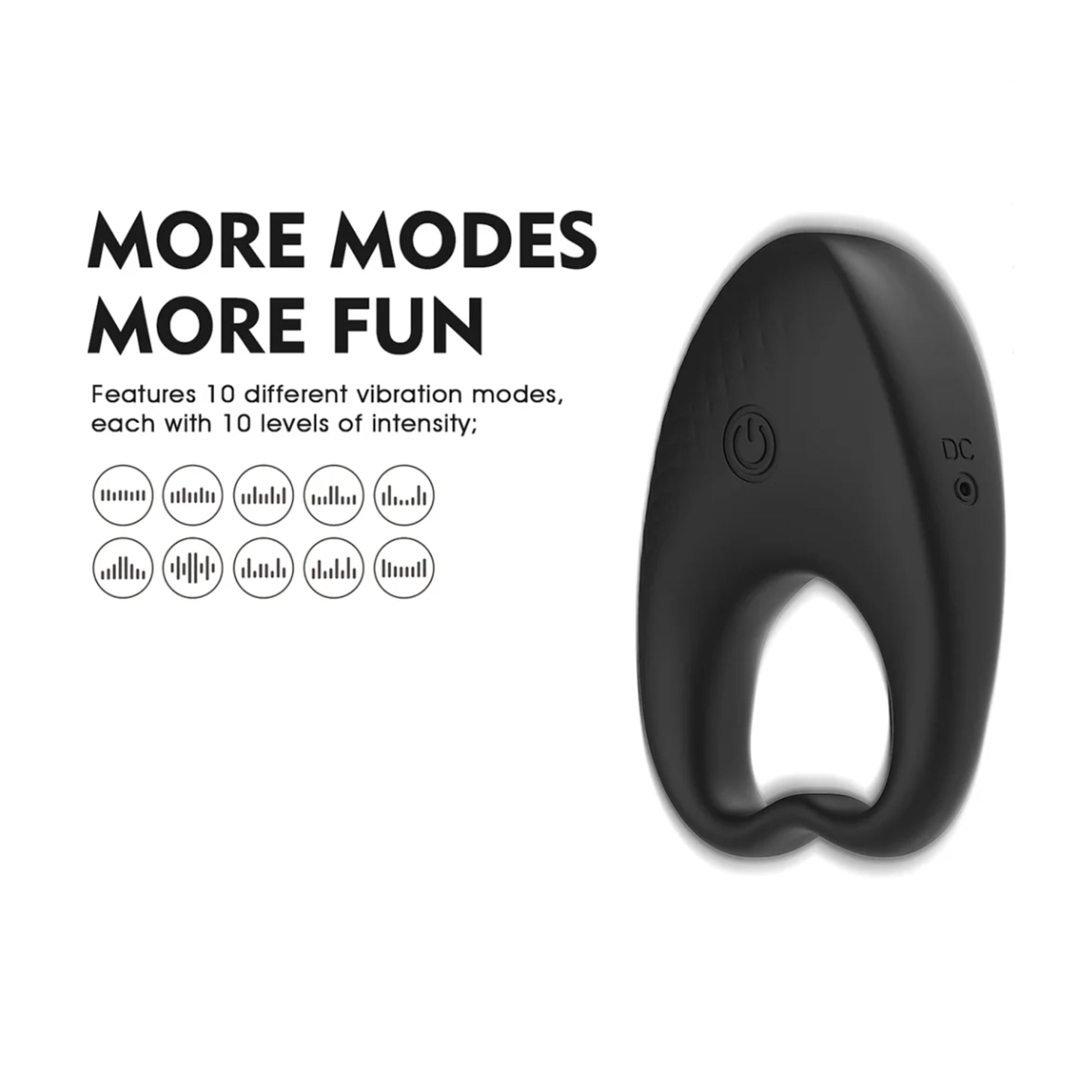 Image showing vibration modes and intensity levels