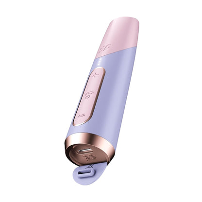 Angled view showing USB-C charging port and base