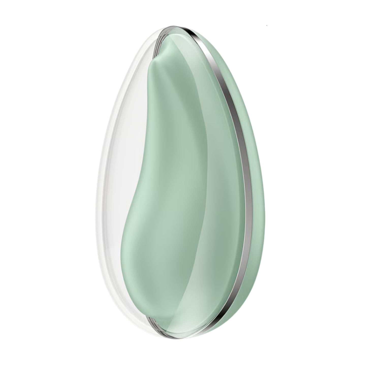 Satisfyer Drop To Go mint lay on vibrator product view
