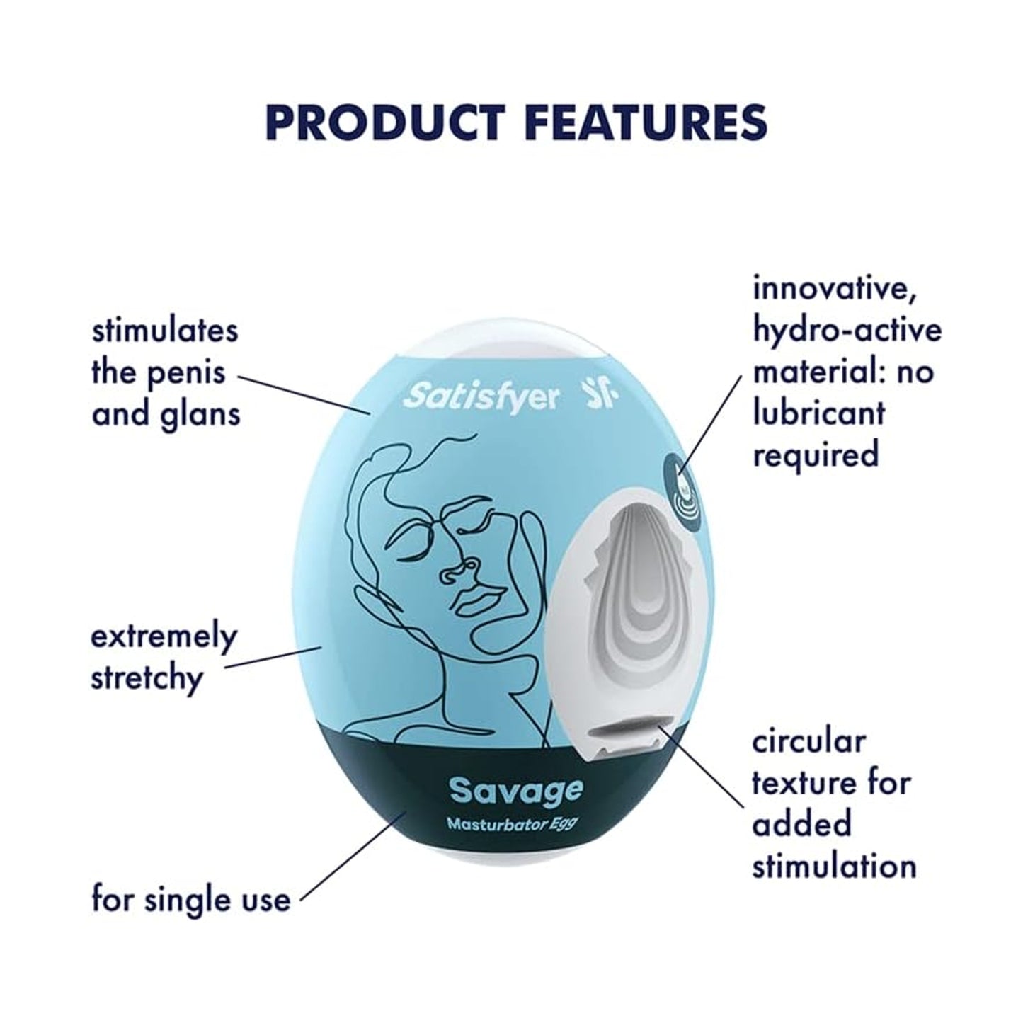 Feature graphic showing Savage circular tunnel texture