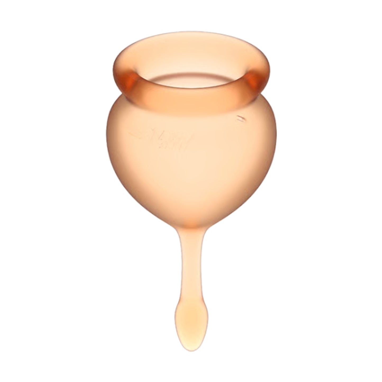 15mL menstrual cup front view