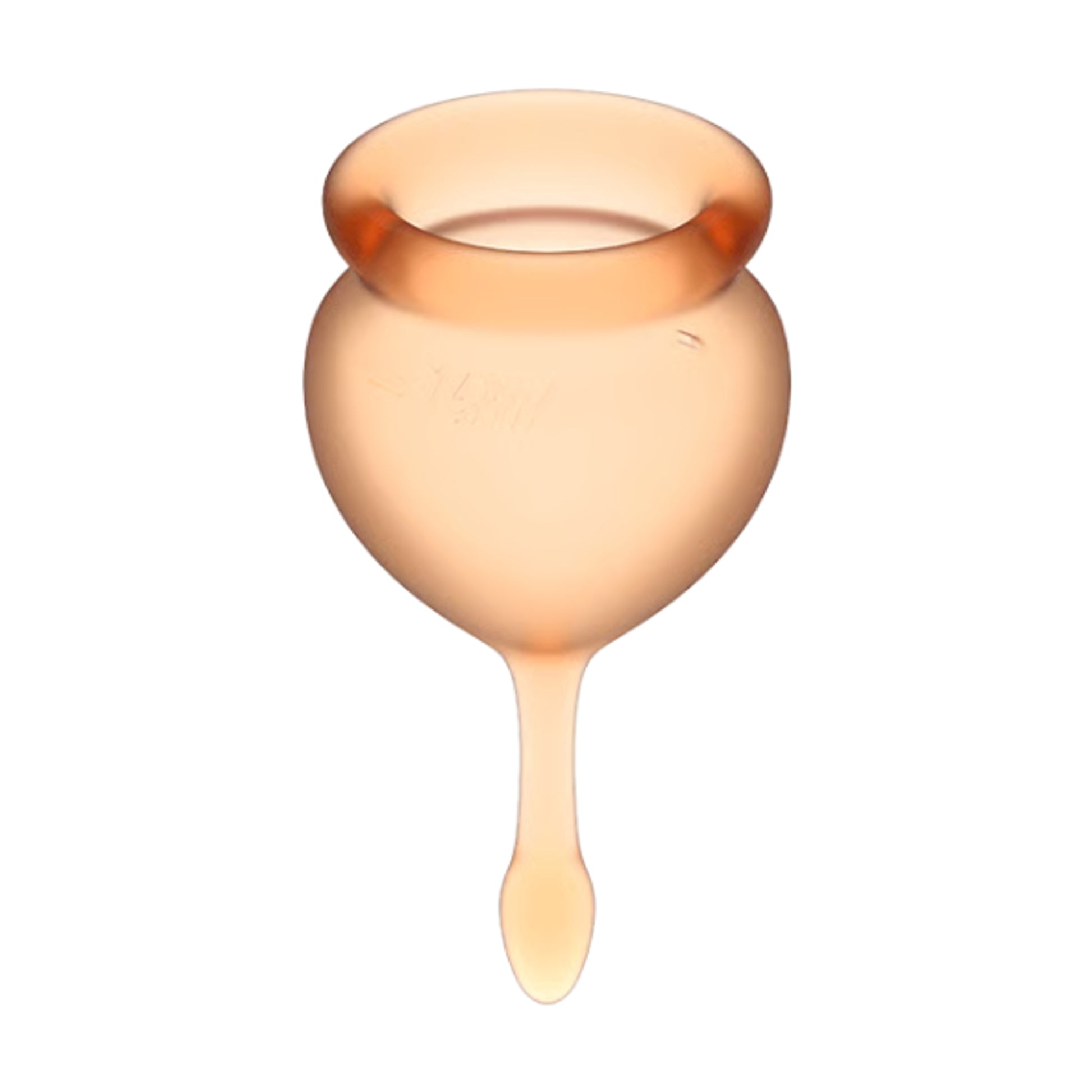 15mL menstrual cup front view