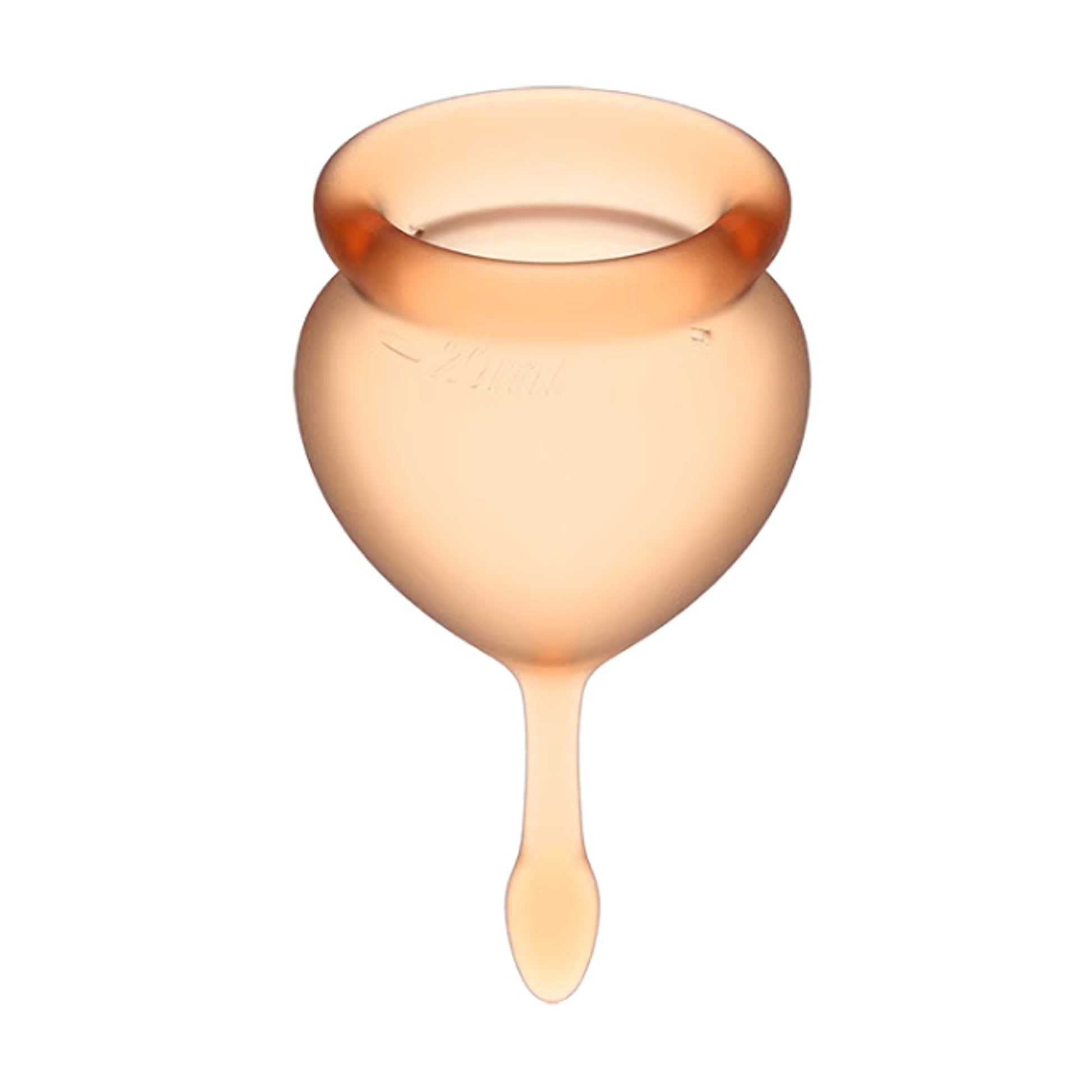 20mL menstrual cup front view