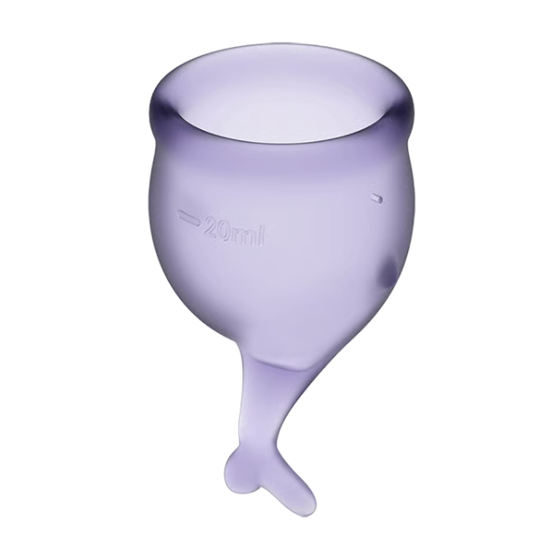 20mL menstrual cup front view