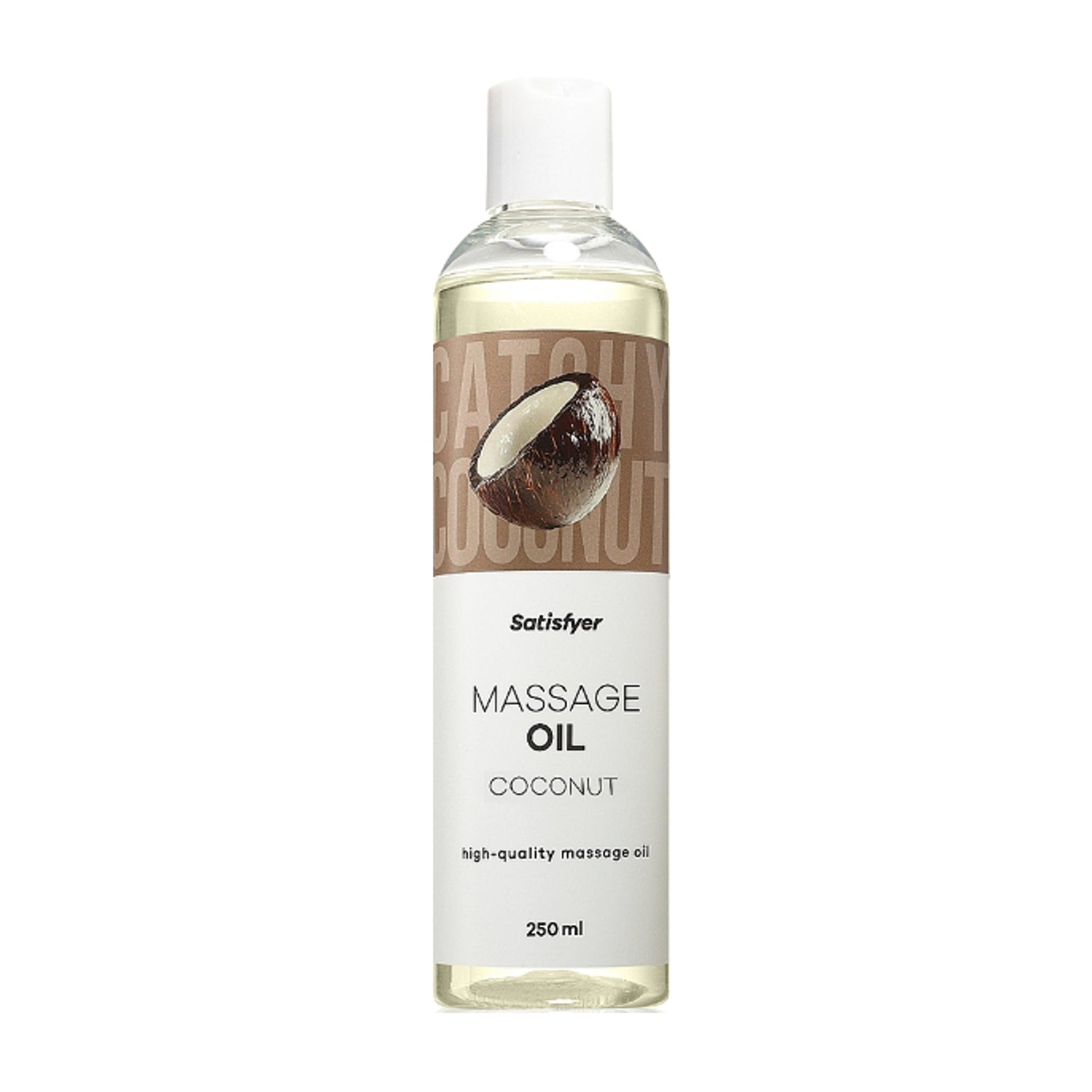Satisfyer Coconut Massage Oil 250ml retail packaging