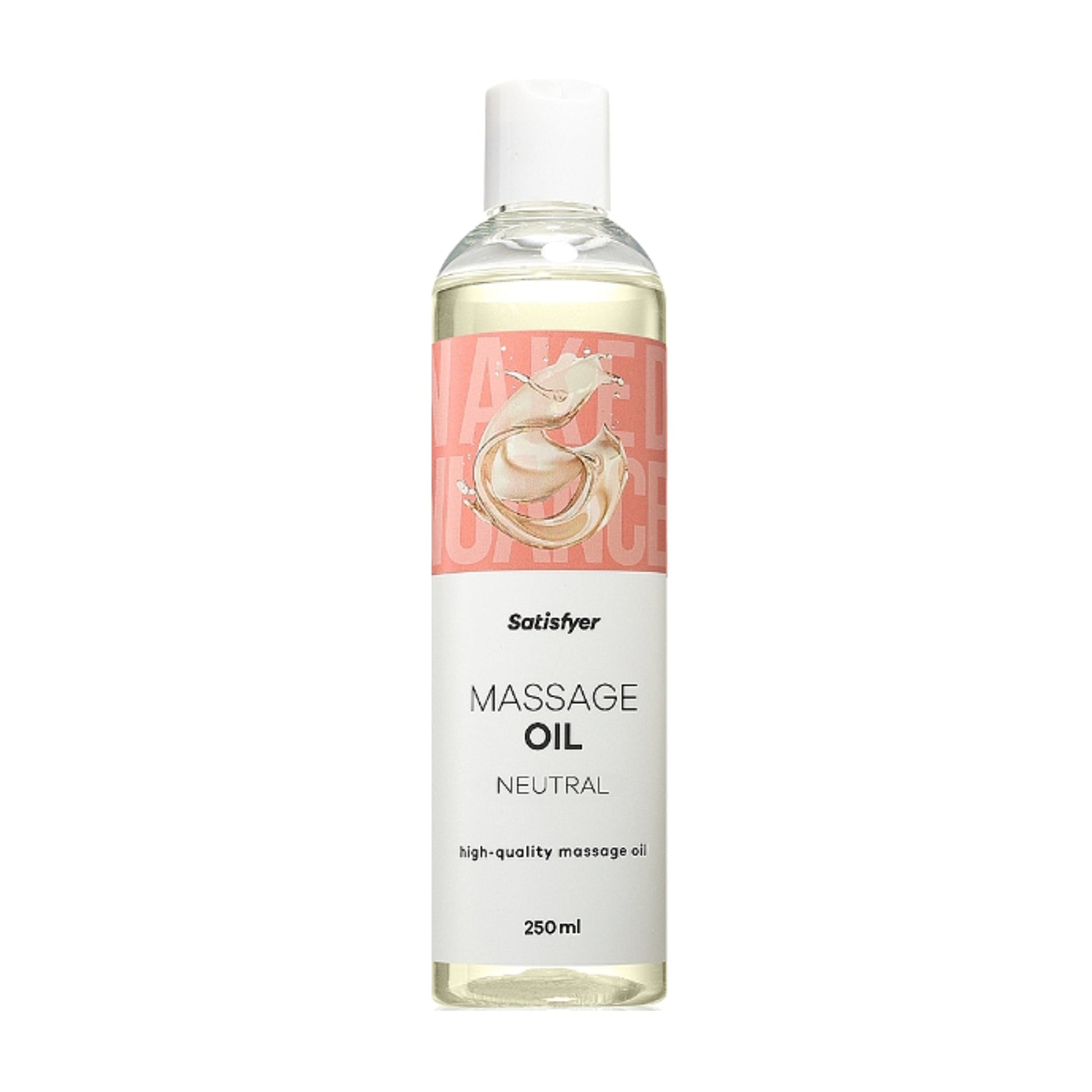 Satisfyer Neutral Massage Oil 250ml retail packaging