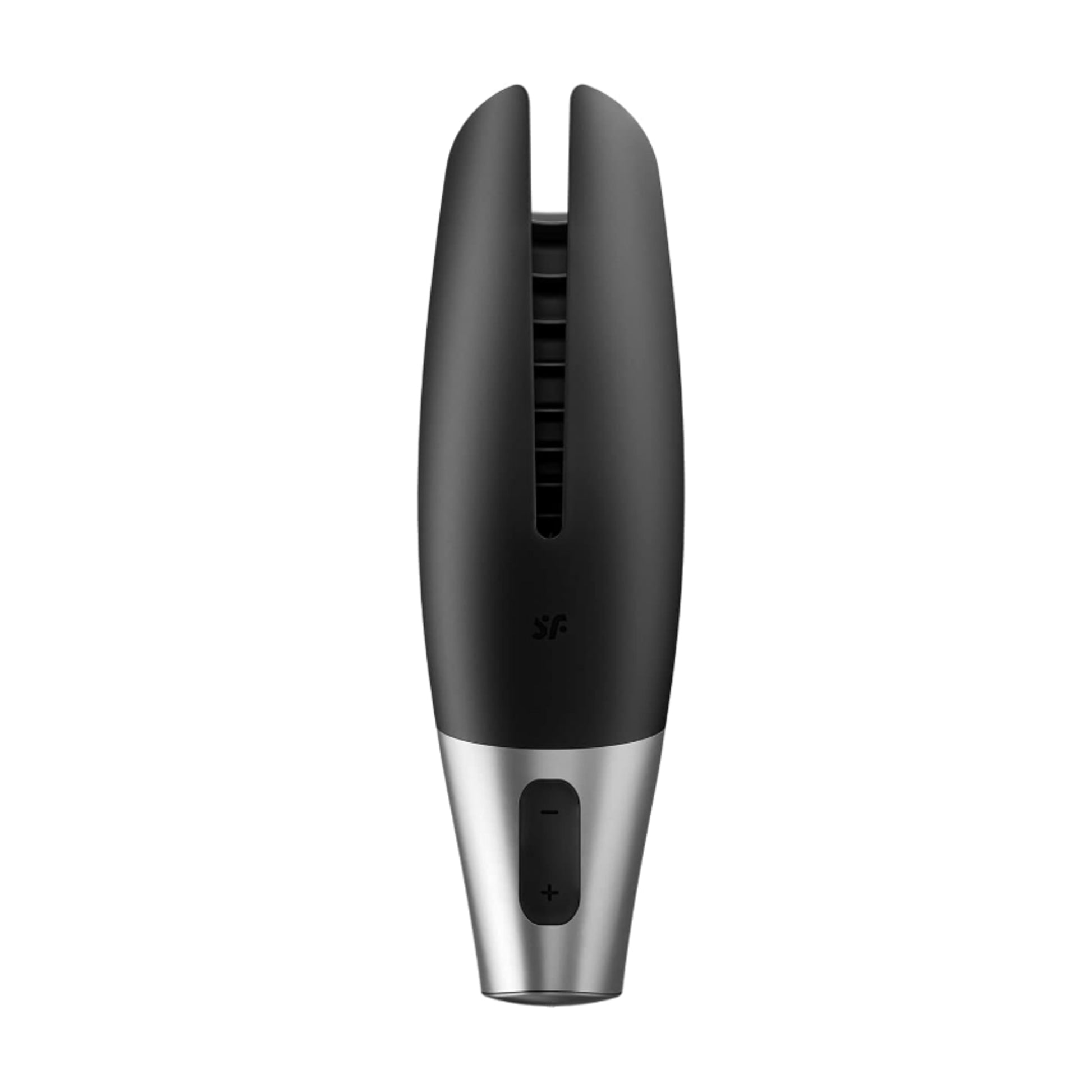 Front view showing textured internal channel