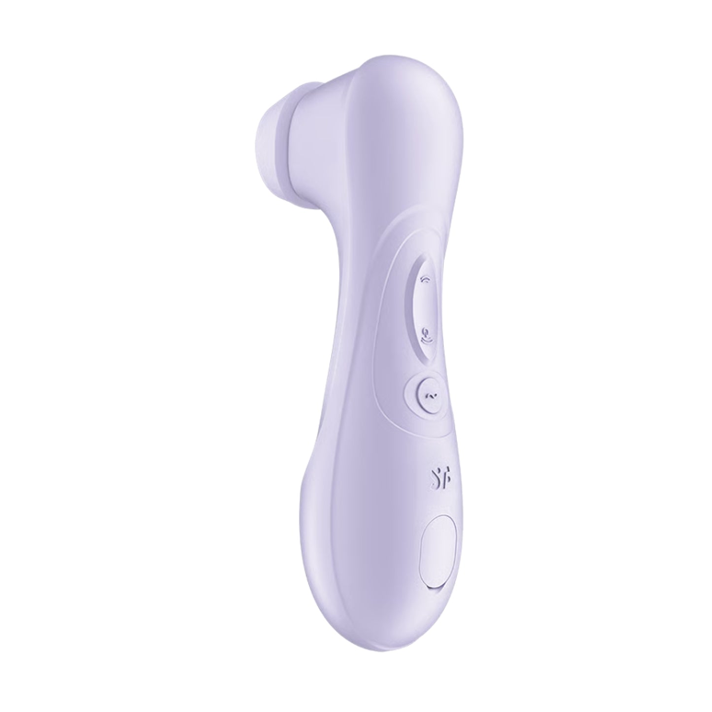 Angled rear view of Purple air pulse vibrator controls 