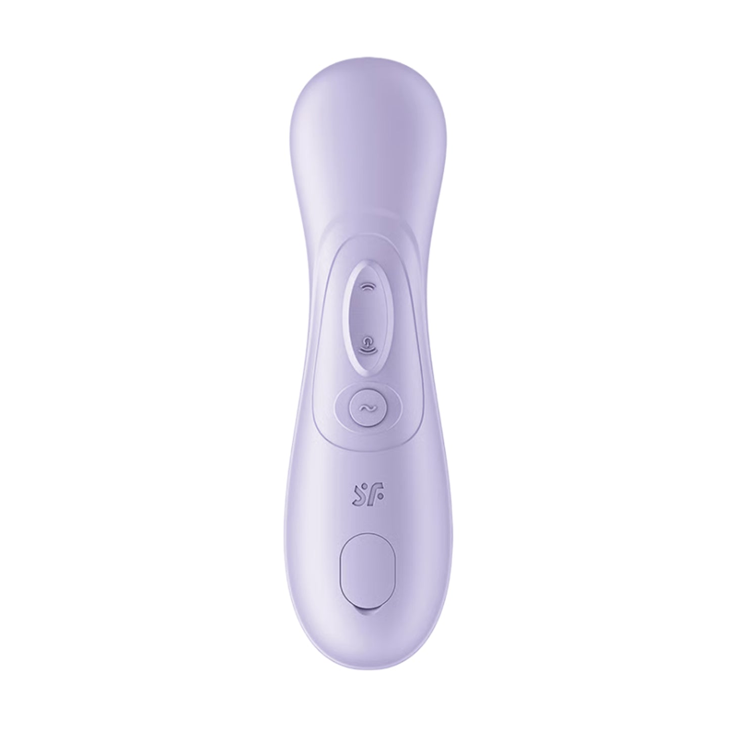 Rear view showing Purple controls and charging cover 