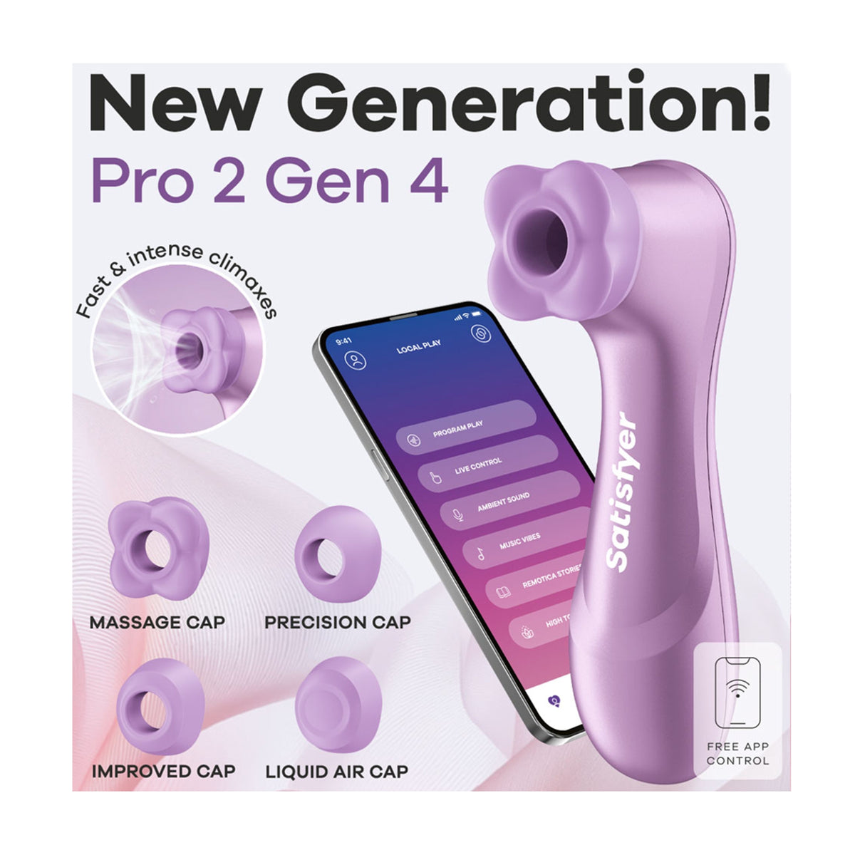 Product, interchangeable caps and Connect App overview