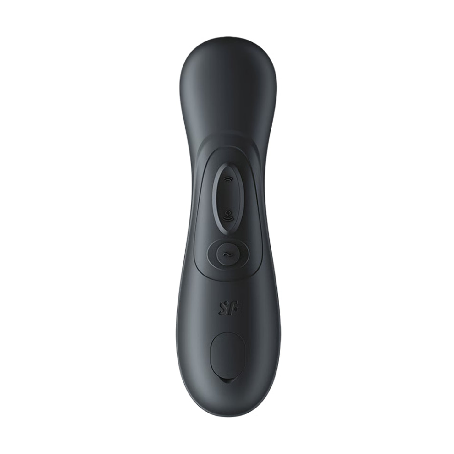 Rear view showing Black controls and charging cover 