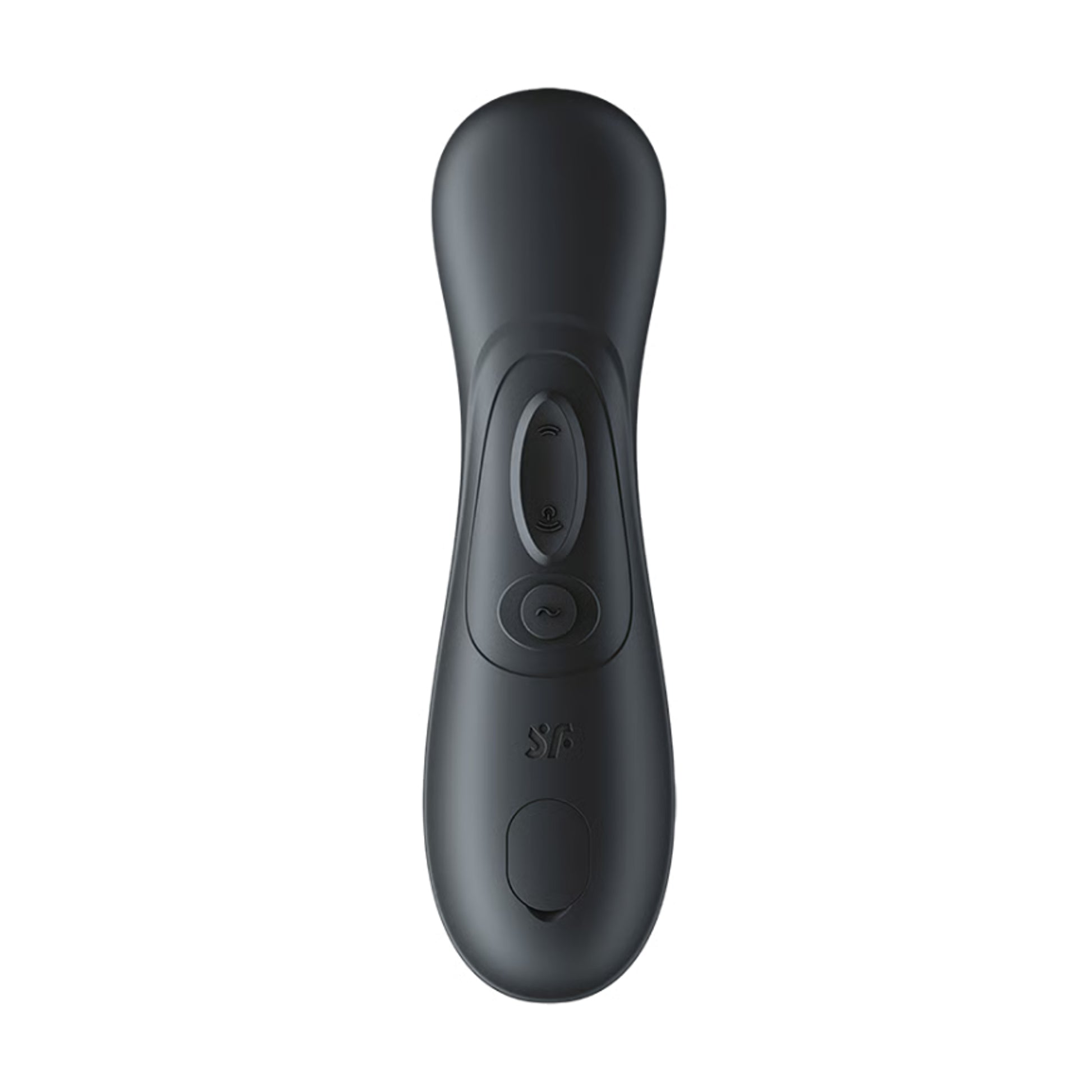 Rear view showing Black controls and charging cover 