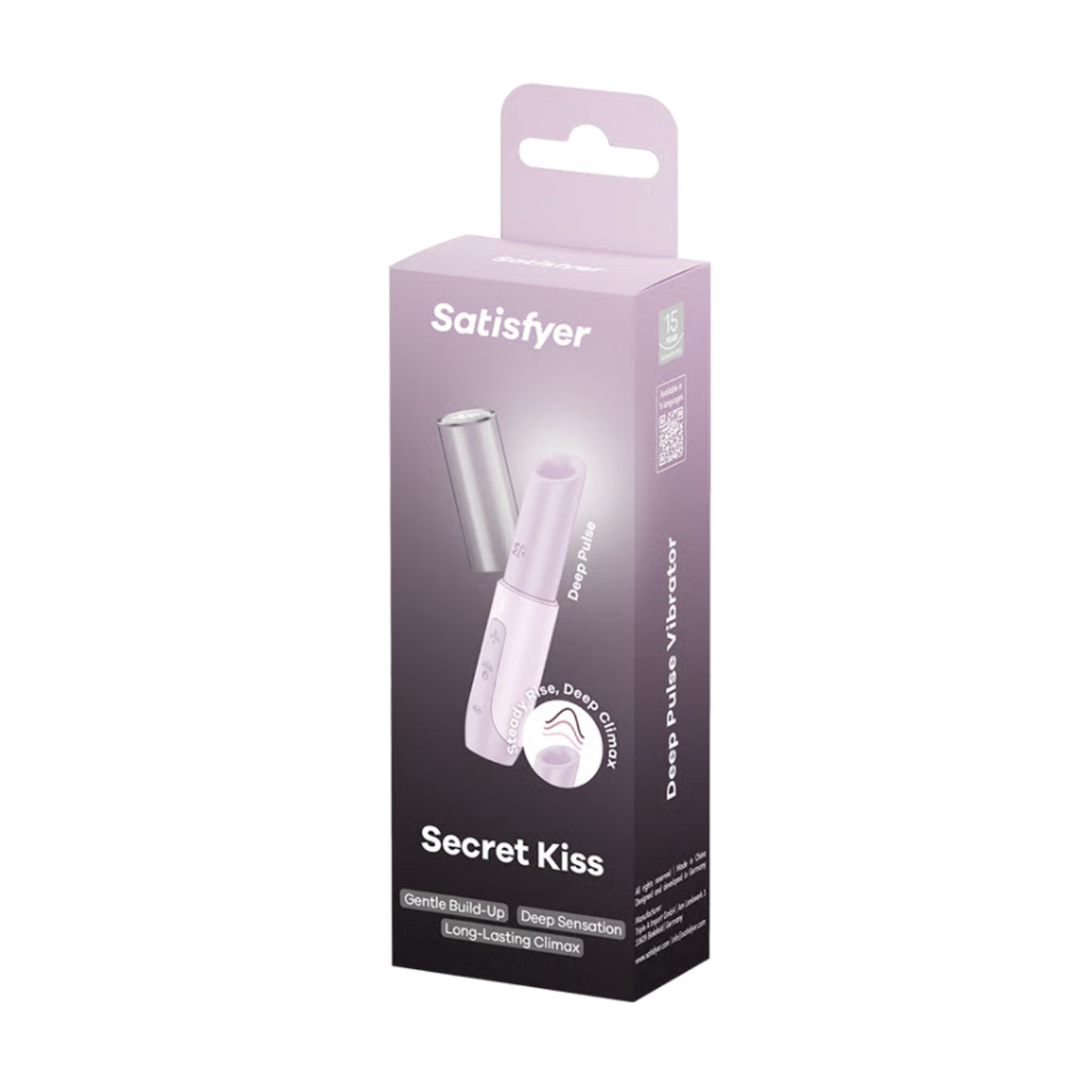 Satisfyer Secret Kiss Air Pulse Clitoral Stimulator in retail packaging