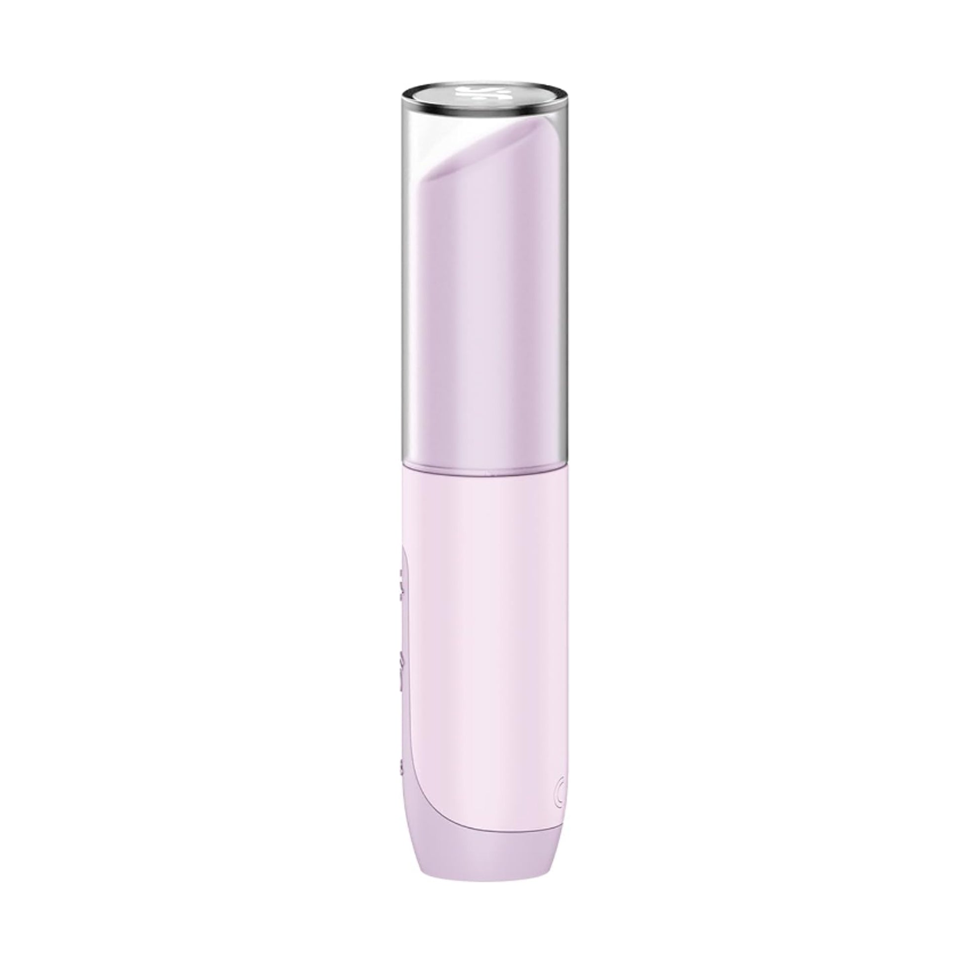 Side profile showing angled stimulation opening