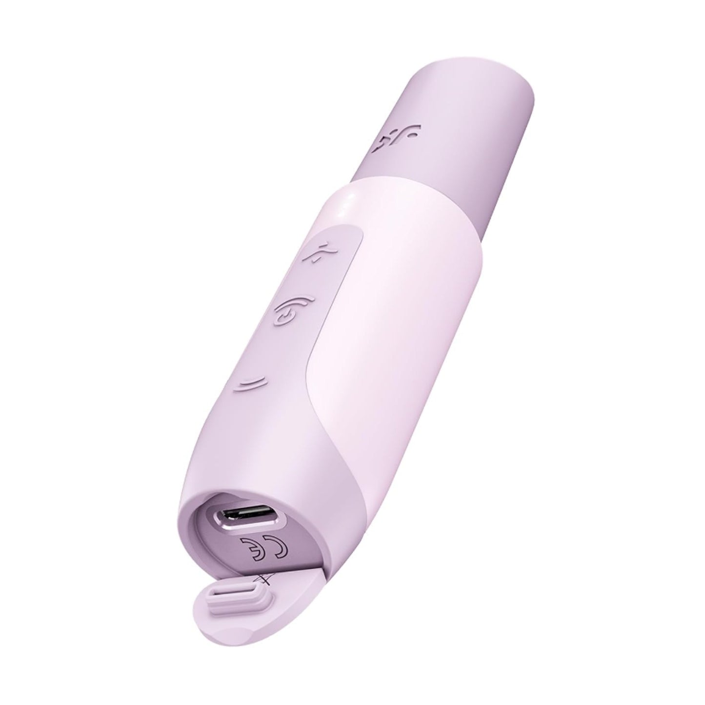 Angled view showing USB-C charging port and base