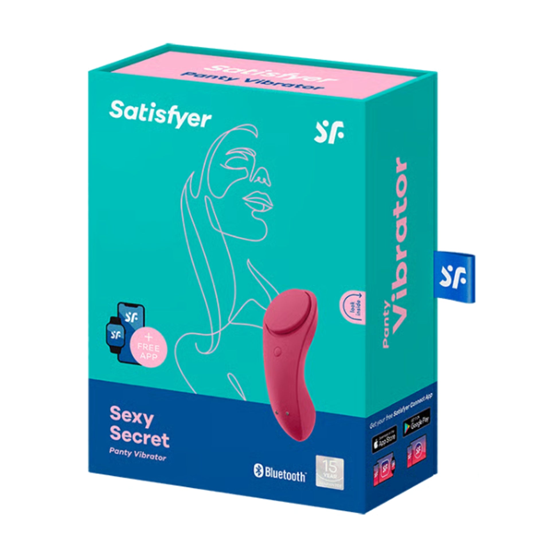 Satisfyer Sexy Secret Connect Panty Vibrator in retail packaging